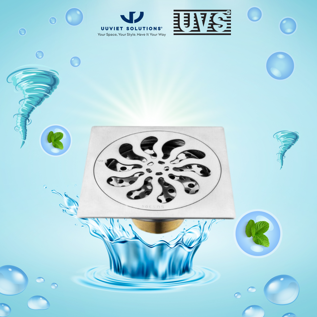 Phễu thoát sàn UVS (mã SP: UVSTT205F) đến từ nhà Uuviet Solutions