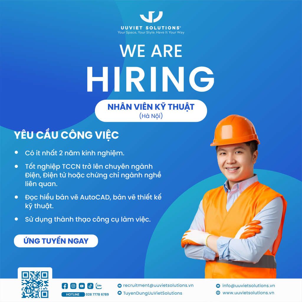 Tuyển dụng nhân viên Kỹ thuật