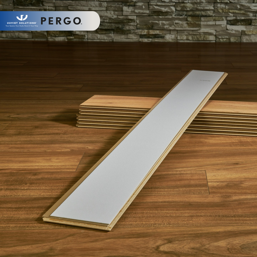 Sàn gỗ Laminate của Pergo lắp đặt nhanh chóng và tiện lợi