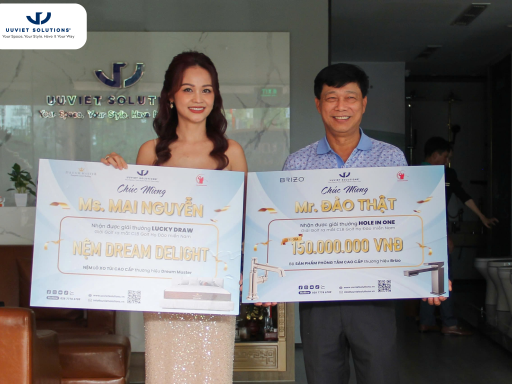 Golfer Mai Nguyễn - người giành được giải thưởng Lucky Draw đặc biệt