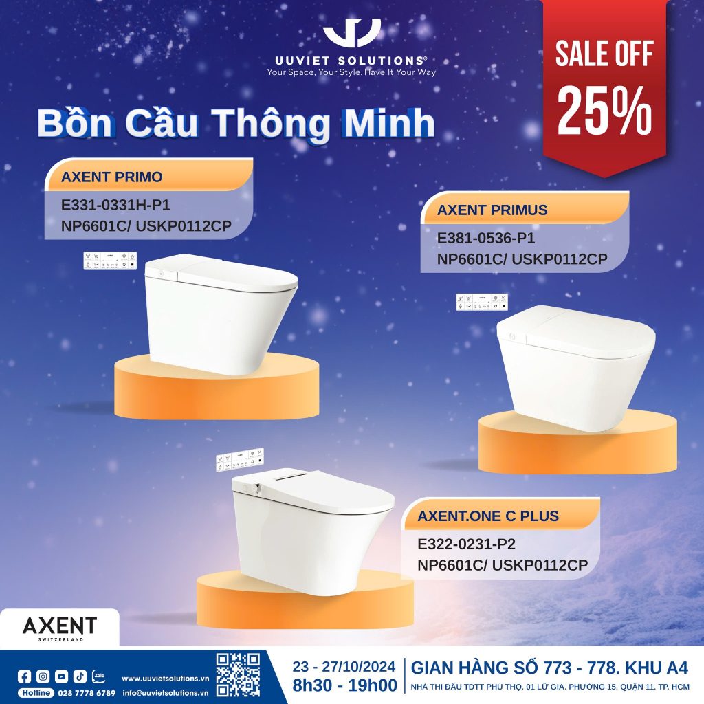 Bồn cầu thông minh Axent