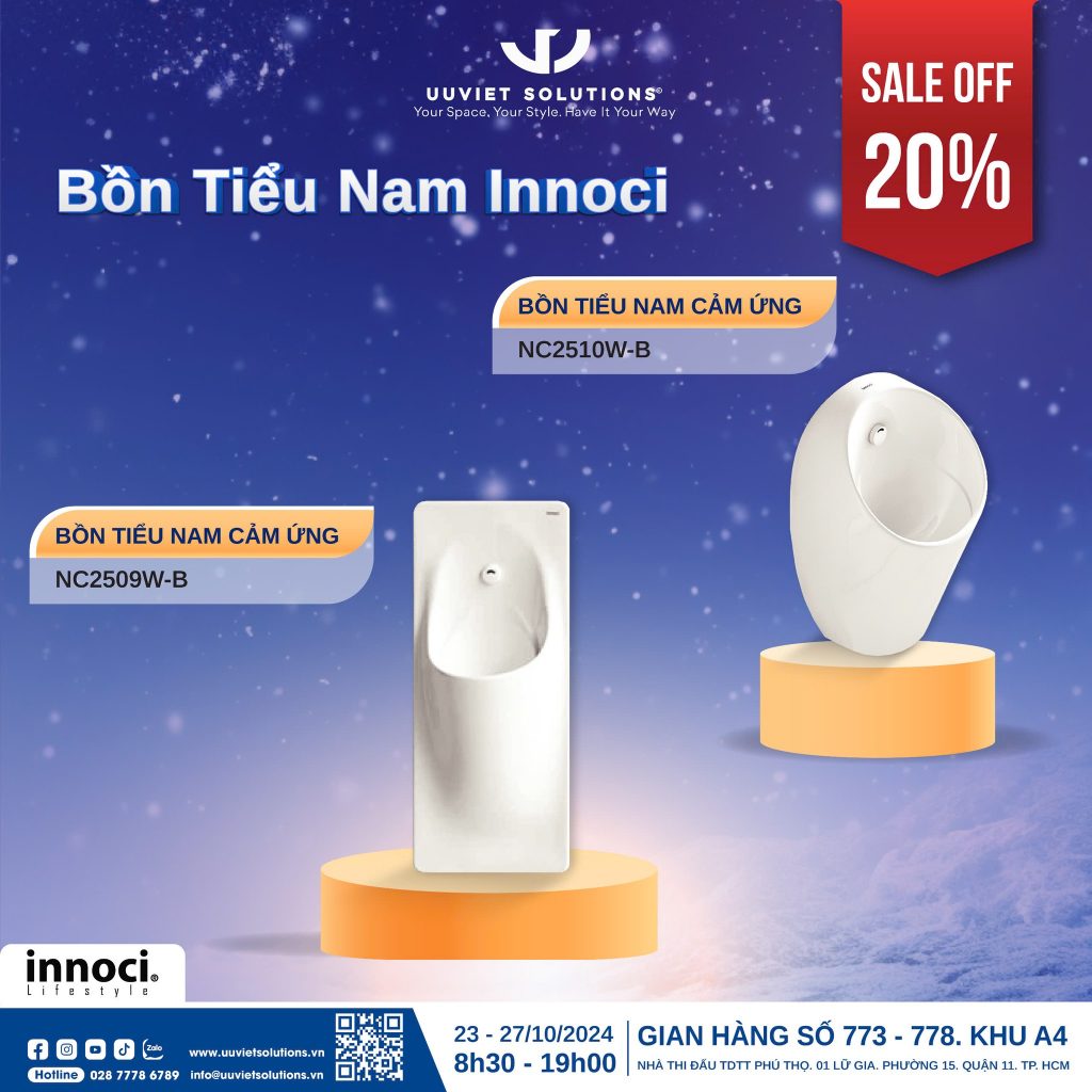 Bồn tiểu nam cảm ứng Innoci