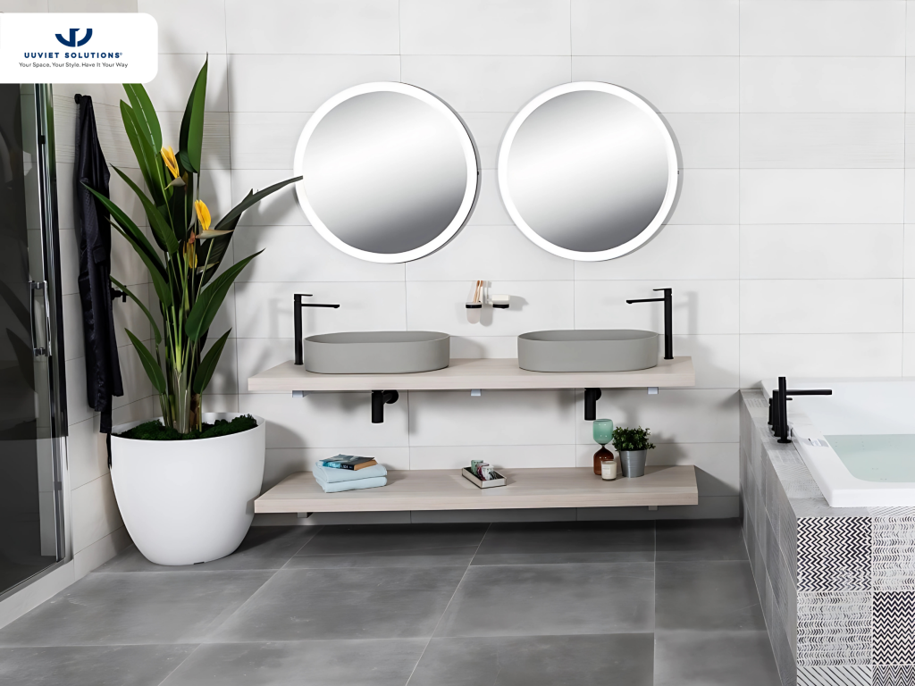 Một số lưu ý khi đặt cây xanh trong phòng tắm