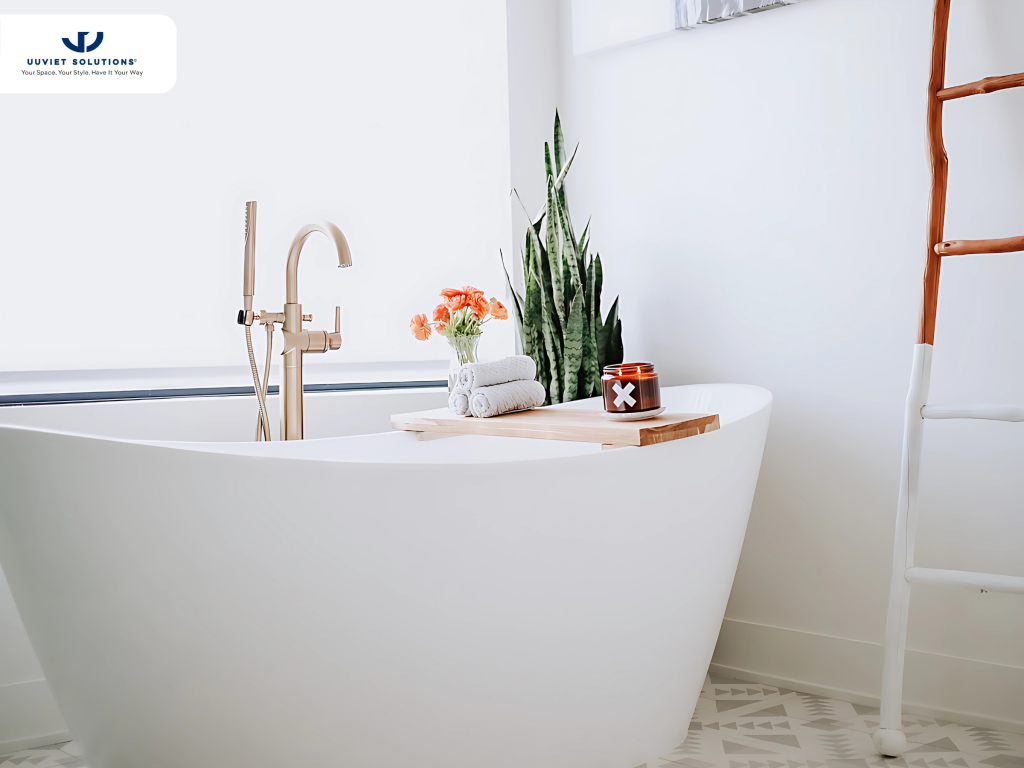 Cây lưỡi hổ trong phòng tắm