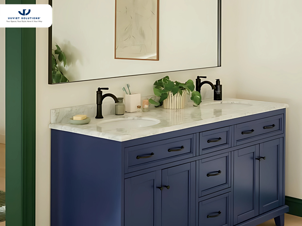 Cây trầu bà trong phòng tắm