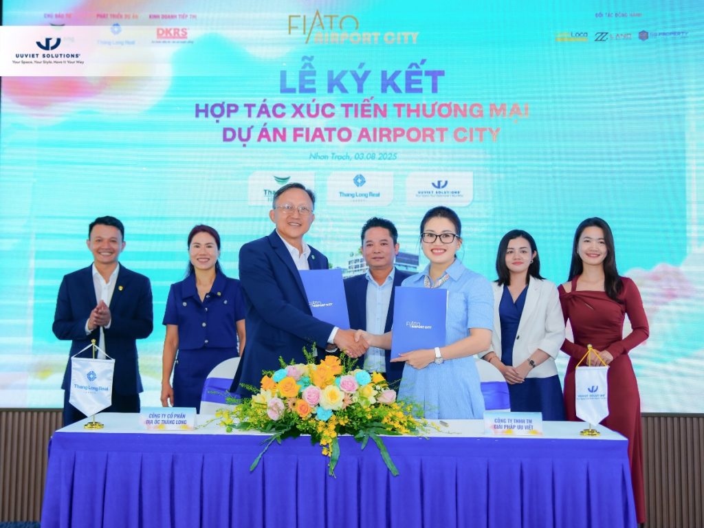 Uuviet Solutions cùng Chủ đầu tư kí kết hợp tác xúc tiến thương mại tại dự án Fiato Airport City