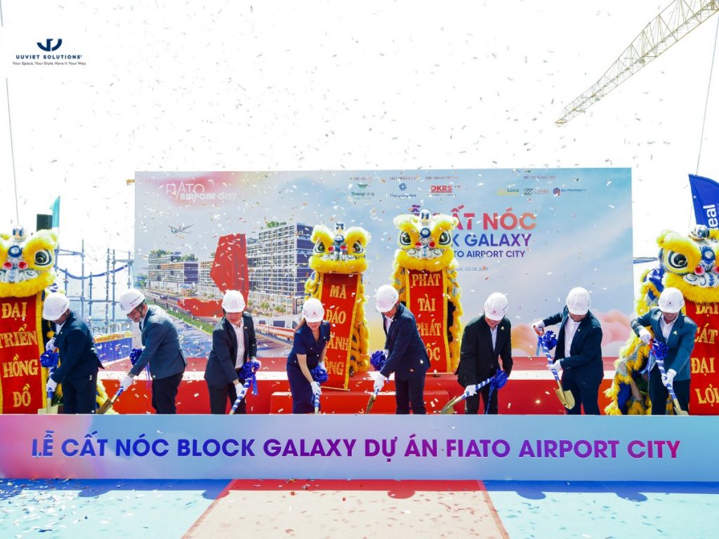 Uuviet Solutions có mặt tại lễ cất nóc dự án Fiato Airport City