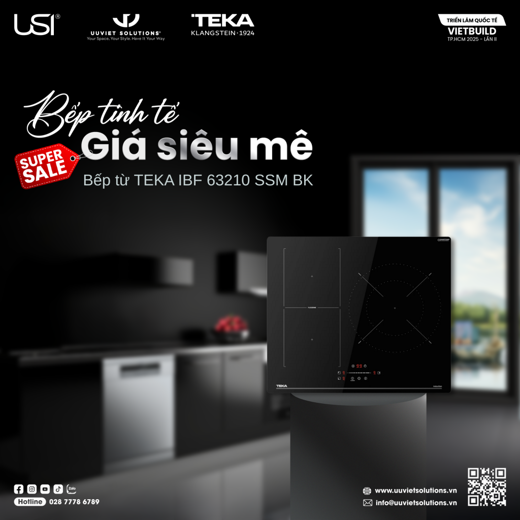 Bếp từ TEKA IBF 63210 SSM BK