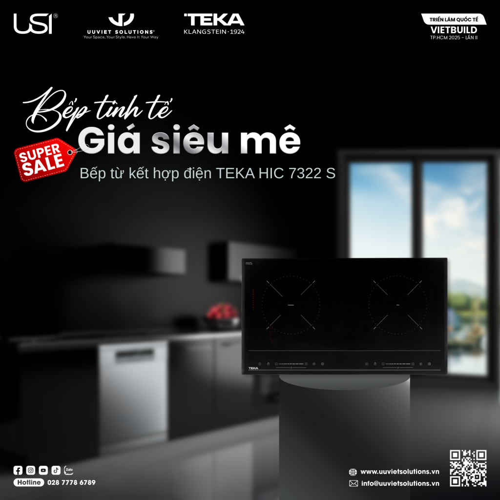 Bếp từ kết hợp điện TEKA HIC 7322 S
