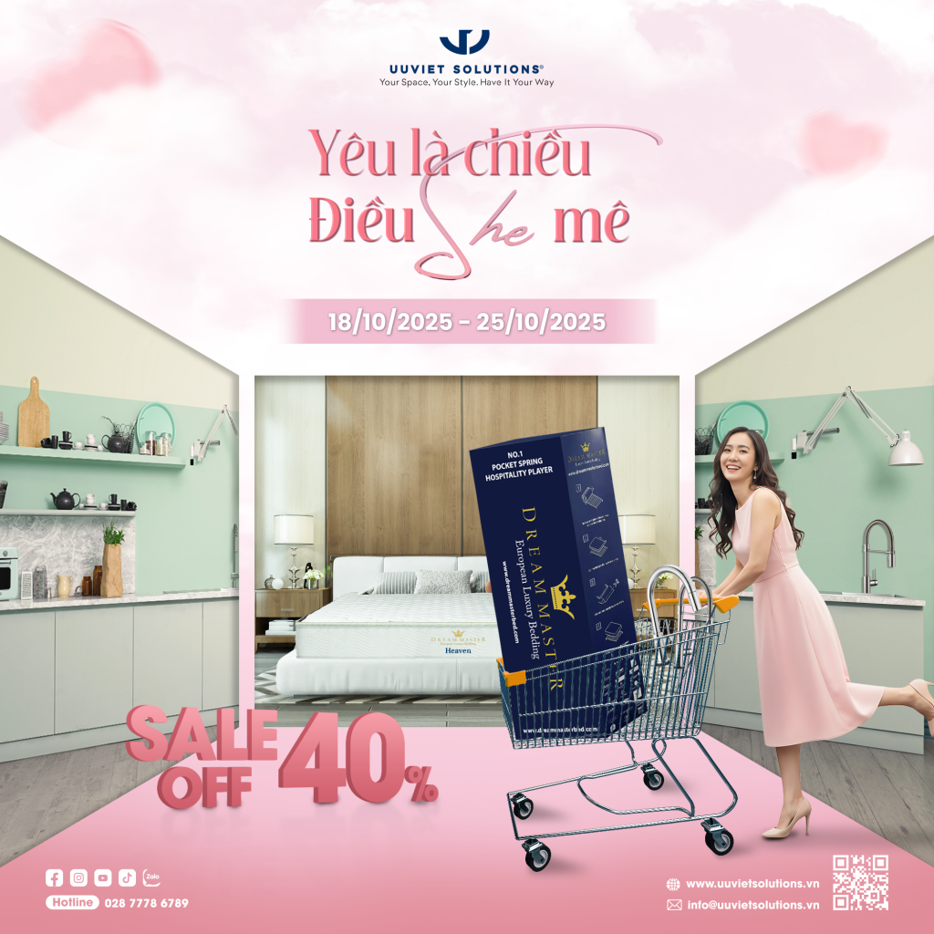 Chương trình ưu đãi 20/10: Yêu là chiều - Điều "she" mê - Uuviet Solutions