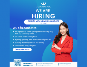 Tuyển dụng Chuyên Viên Mua Hàng Quốc Tế