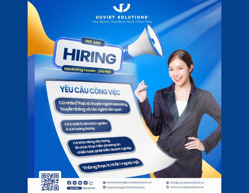 Uuviet Solutions tuyển dụng Marketing Leader
