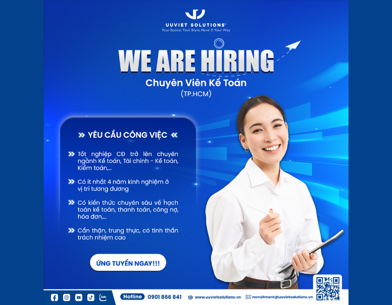 Tuyển dụng Chuyên Viên Kế Toán