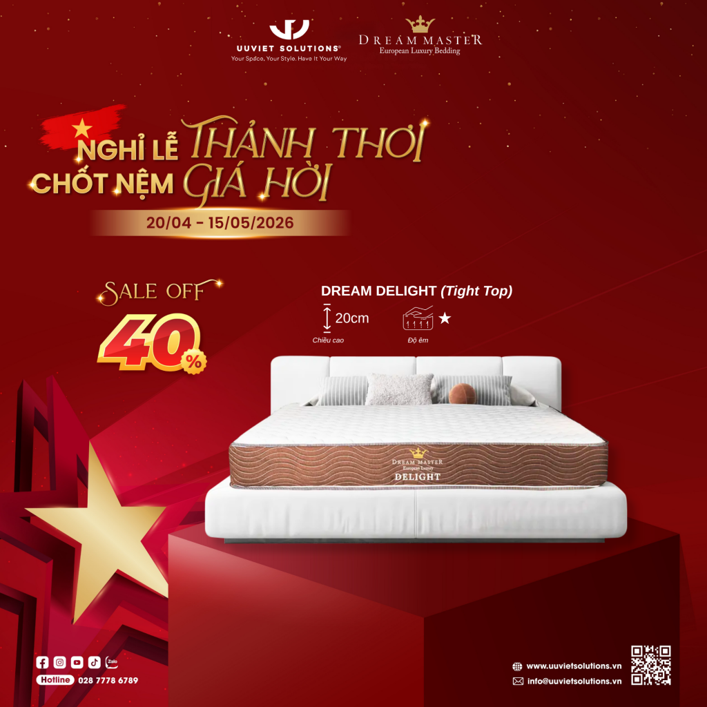 Nệm lò xo túi Dream Delight