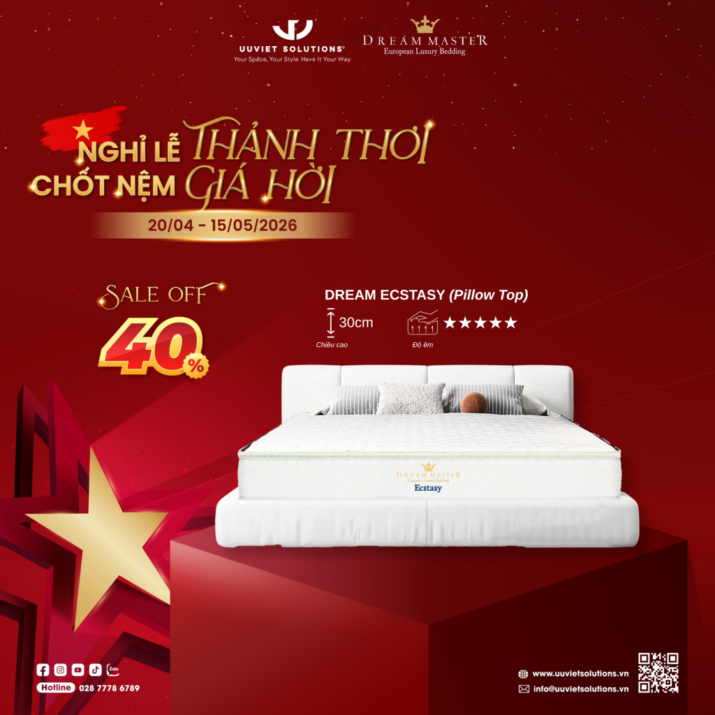 Nệm lò xo túi Dream Ecstasy