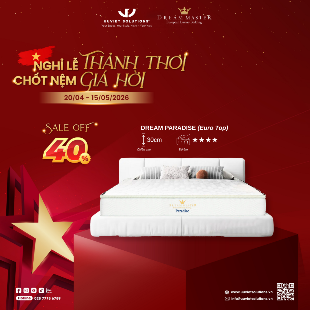 Nệm lò xo túi Dream Paradise