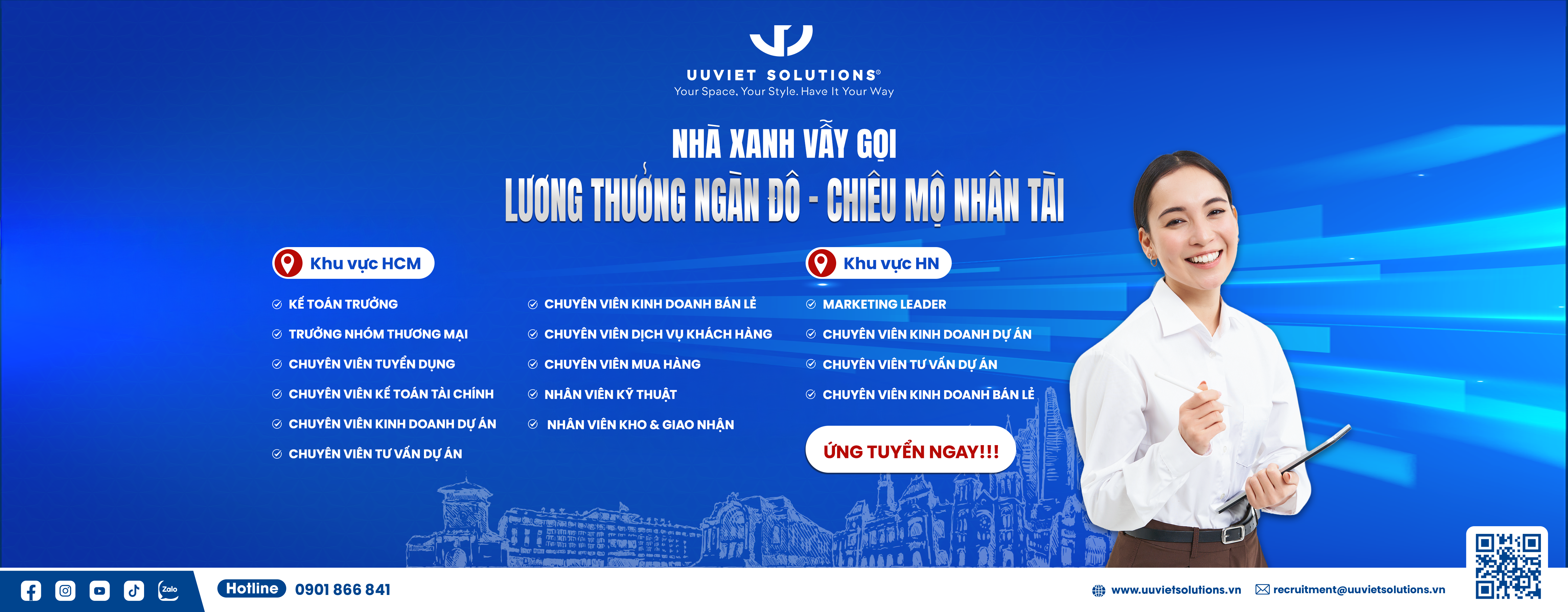 Uuviet Solutions tuyển dụng tháng 5