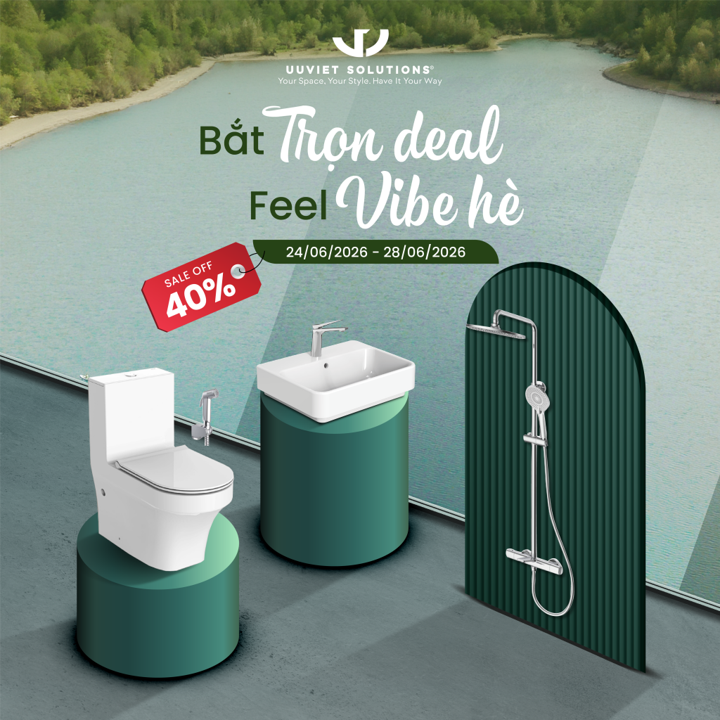 Chương trình Sale 40% Combo sản phẩm Thiết bị phòng tắm cao cấp thương hiệu Innoci