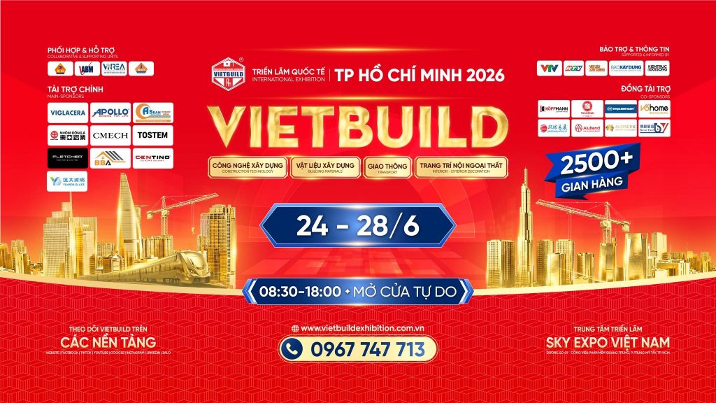 Hội chợ triển lãm quốc tế Vietbuild TP.HCM 2026 - lần I