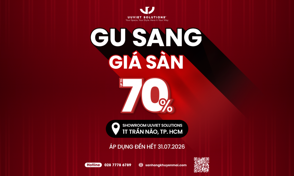 Chương trình ưu đãi cực sốc "GU SANG - GIÁ SÀN" giảm giá đén 70% tại Uuviet Solutions