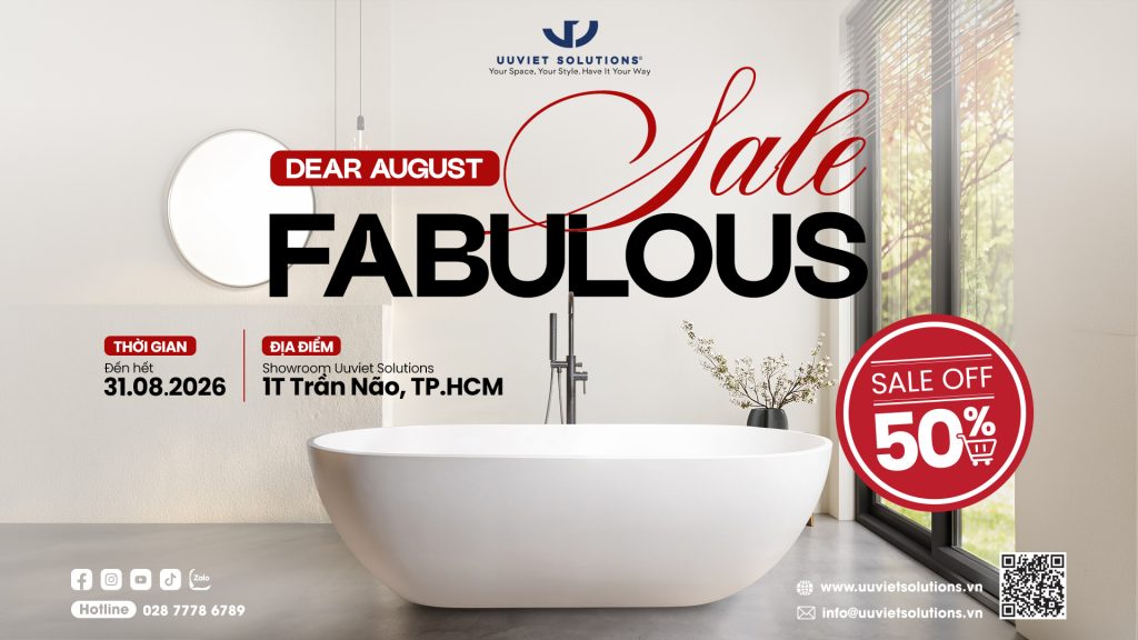 Chương trình giảm sốc "DEAR AUGUST - SALE FABULOUS" giảm giá đến 50% tại Uuviet Solutions