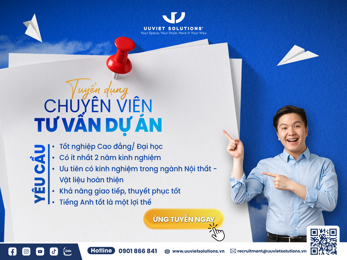 Uuviet Solutions tuyển dụng Chuyên Viên Tư Vấn Dự Án