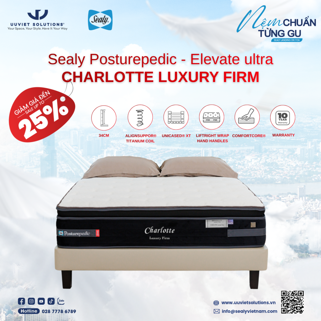 Sealy Posturepedic - Elevate ultra Charlotte Luxury Firm
