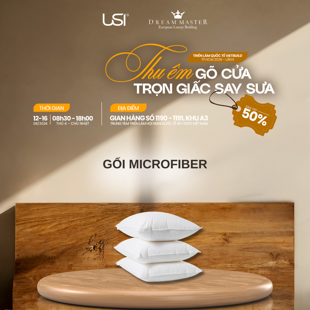 Gối Micofiber (lông vũ nhân tạo)