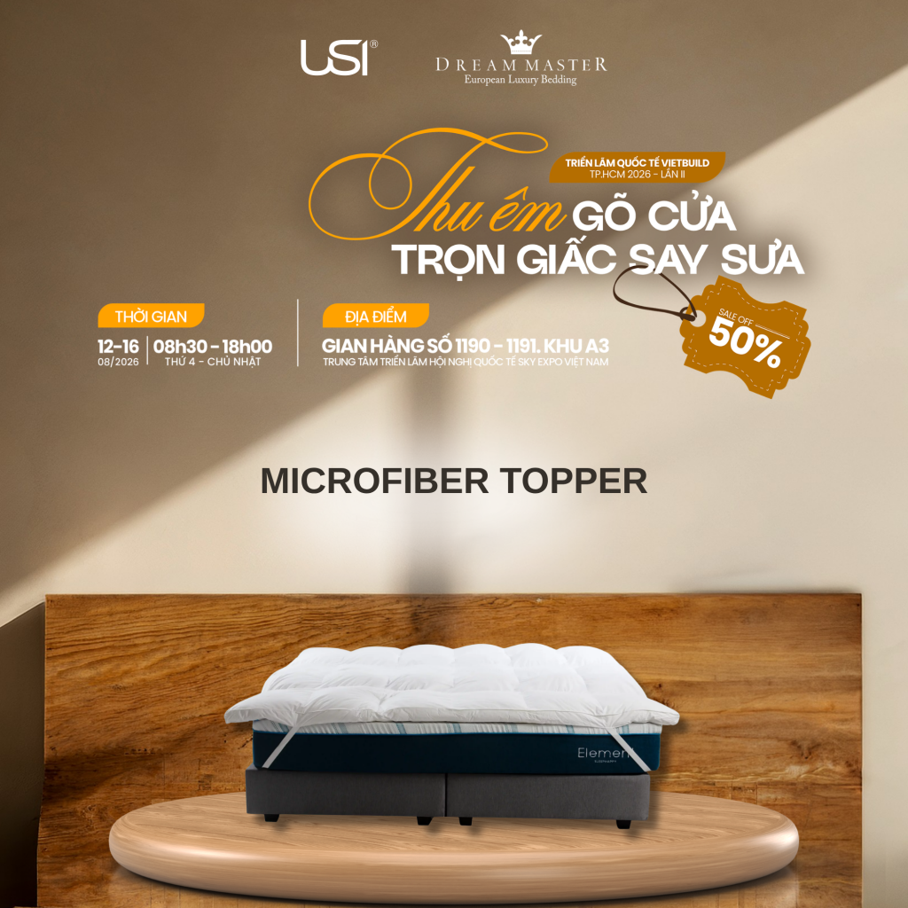 Tấm đệm tăng cường (Microfiber topper)