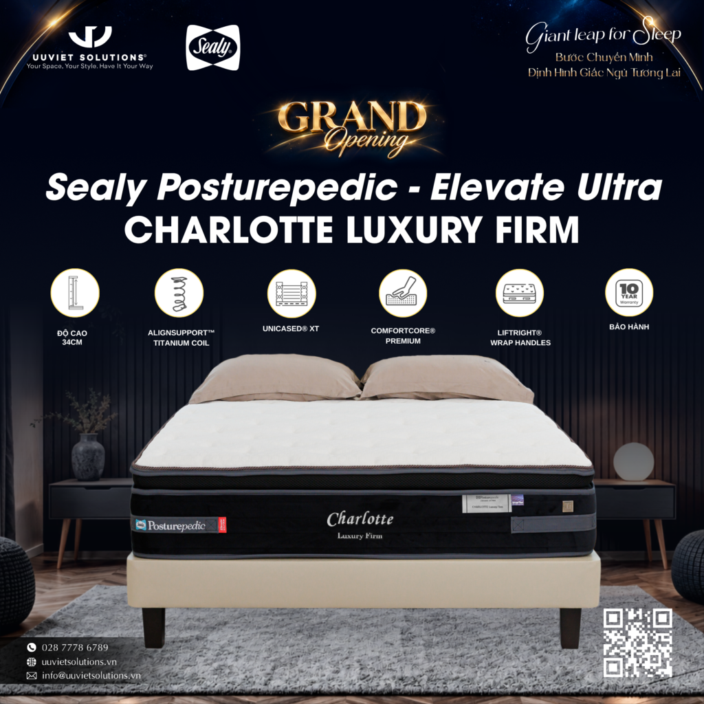 Sealy Posturepedic - Elevate Ultra Charlotte Luxury Firm