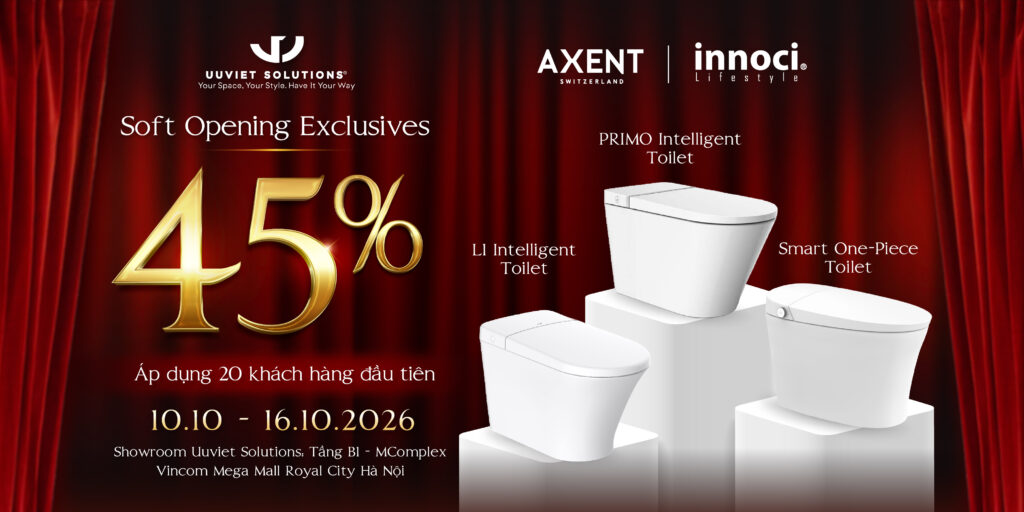 Soft Opening Exclusives 45% cho 20 khách hàng đầu tiên