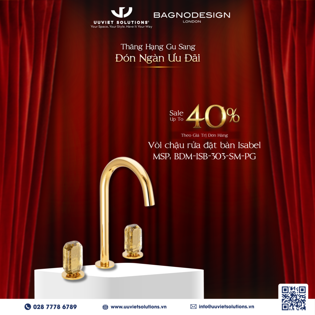 Vòi chậu rửa đặt bàn Isabel